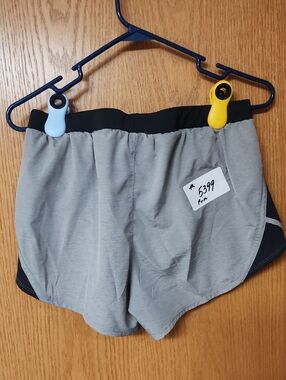 Under Armour Grey Shorts with Black Waistband womens M number 5399